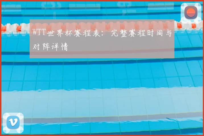 WTT世界杯赛程表:完整赛程时间与对阵详情