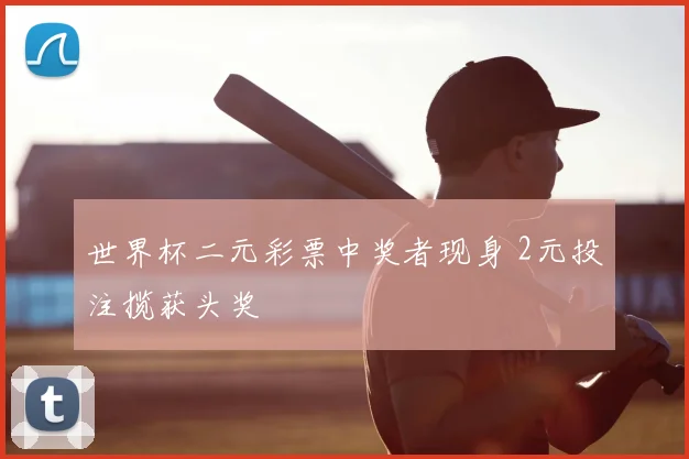 世界杯二元彩票中奖者现身 2元投注揽获头奖