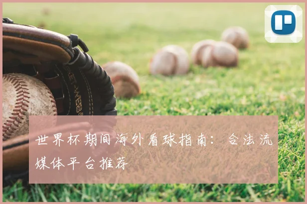 世界杯期间海外看球指南：合法流媒体平台推荐