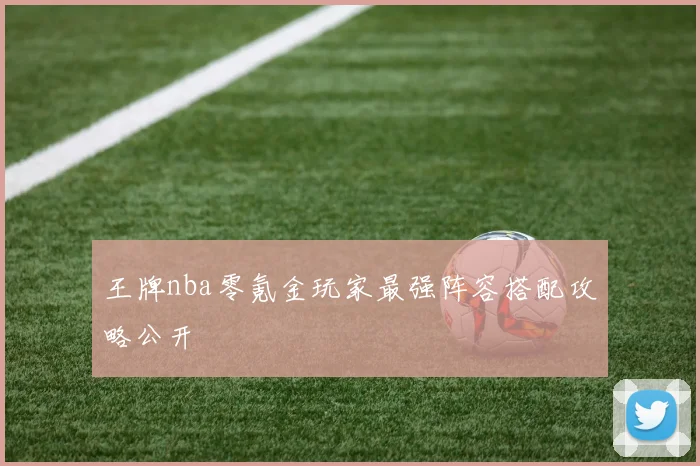 王牌nba零氪金玩家最强阵容搭配攻略公开